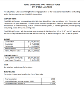 NOTICE-OF-INTENT-TO-APPLY-FOR-GRANT-FUNDS-City-of-Sour-Lake-docx